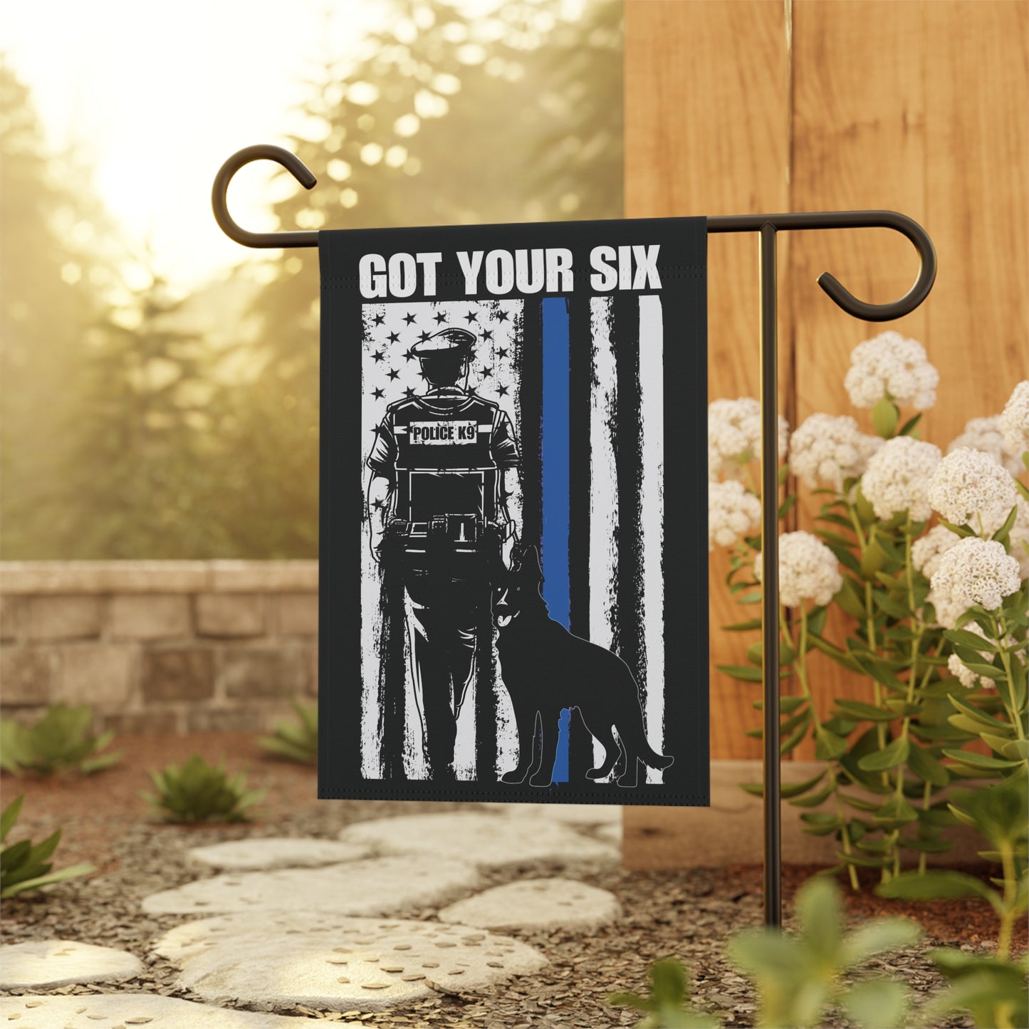 Got Your Six Police K9 Flag for Male Officers