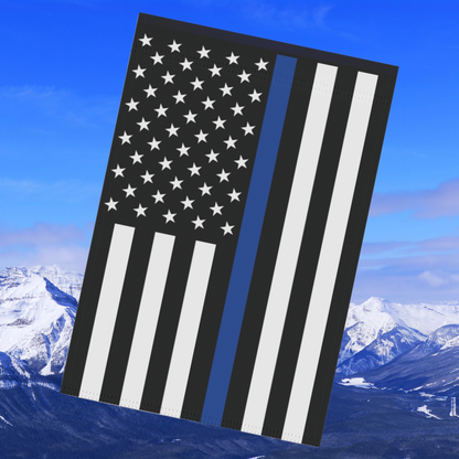 Thin Blue Line Garden Flag, Garden Flag For Police, Blue Lives Matter Flag, Back The Blue Garden Flag, 12"x18" Flag, Police Garden Decor