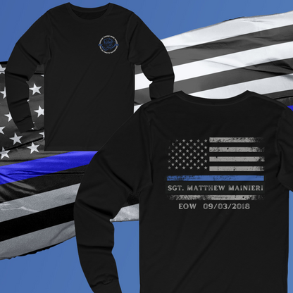 Police EOW Long Sleeve Shirt, Personalized Police Memorial Shirt, Police Week Shirt, EOW shirts, Law Enforcement Memorial