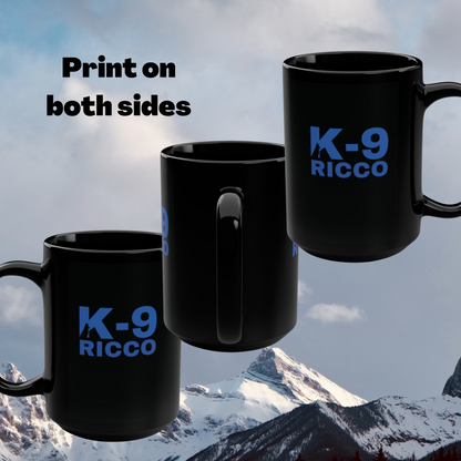 Custom Police K9 Mug, Police K9 Name 15oz Mug, German Shepard Mugs, K9 Handler, Thin Blue Line Gifts, K9 Gifts