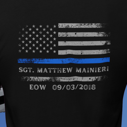 Personalized Police EOW Shirt, Police Week Shirt, Honor The Fallen, Blue Rose, National Police Memorial T-Shirt, Law Enforcement Memorial