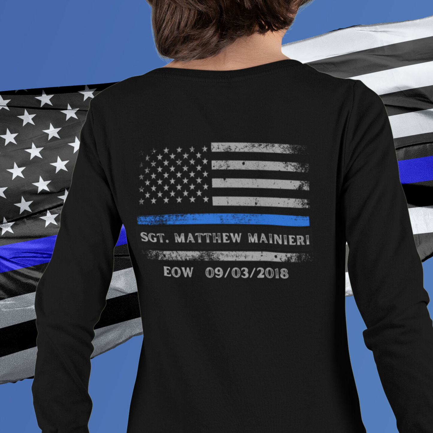 Police EOW Long Sleeve Shirt, Personalized Police Memorial Shirt, Police Week Shirt, EOW shirts, Law Enforcement Memorial