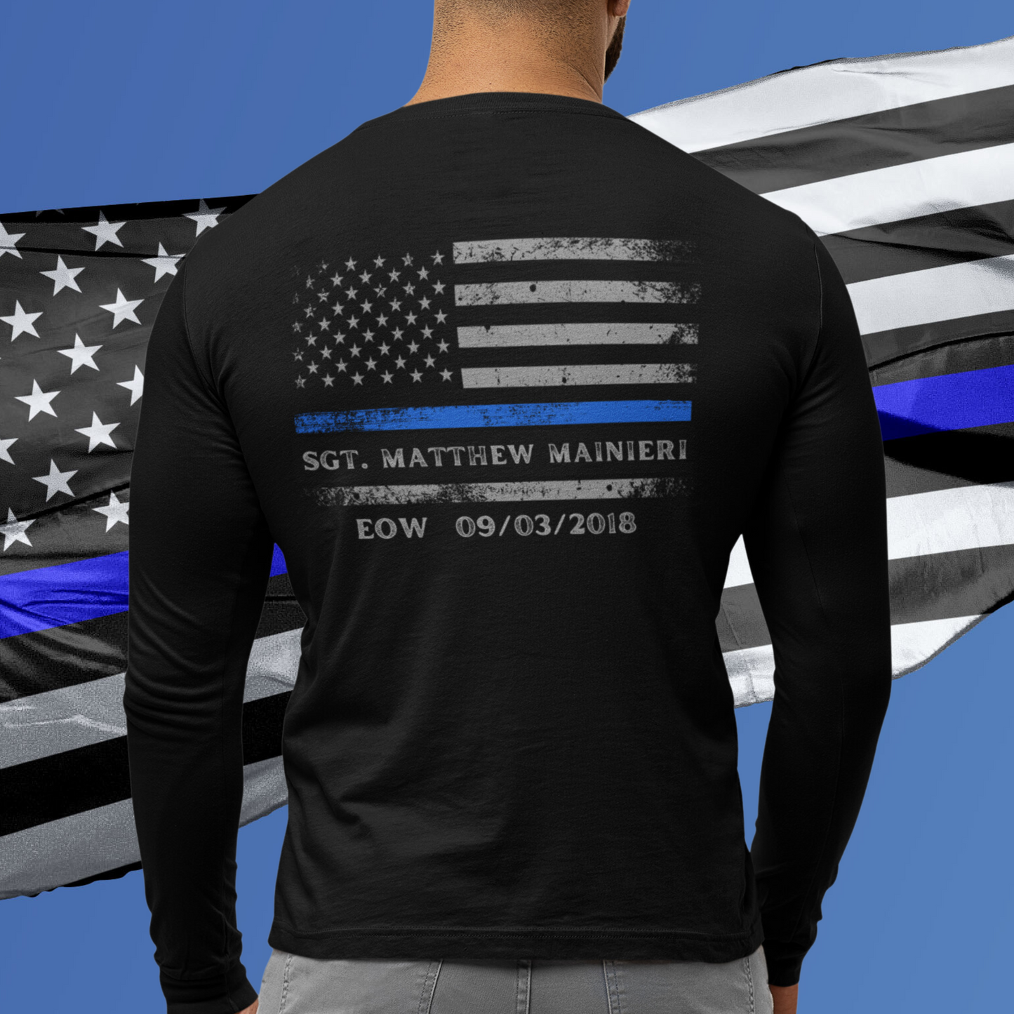 Police EOW Long Sleeve Shirt, Personalized Police Memorial Shirt, Police Week Shirt, EOW shirts, Law Enforcement Memorial